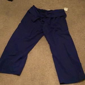 Tied/Cropped High Waisted Pants